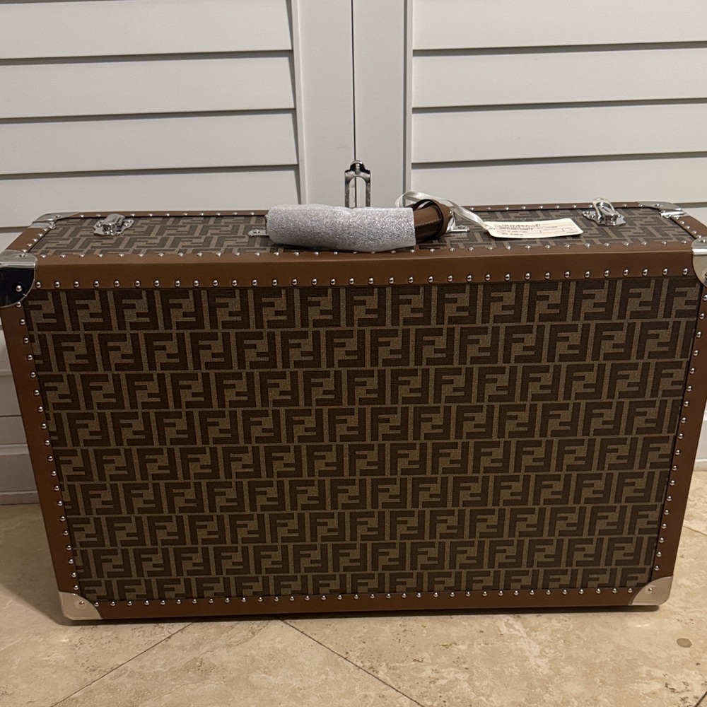 Fendi Brown and Black Travel Bag